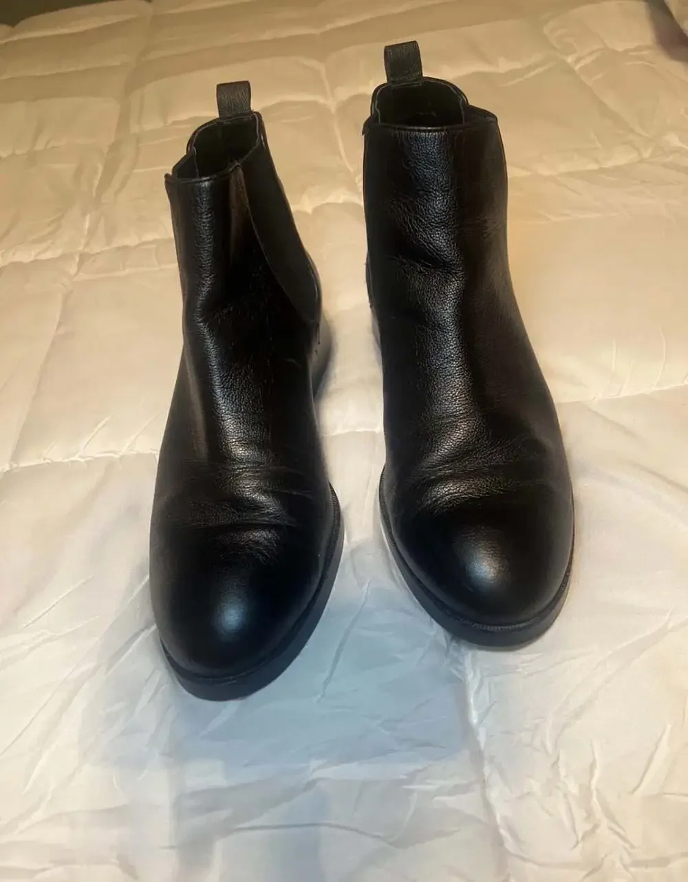 Cole Haan Landsman Women's Black Leather Chelsea Ankle Boots